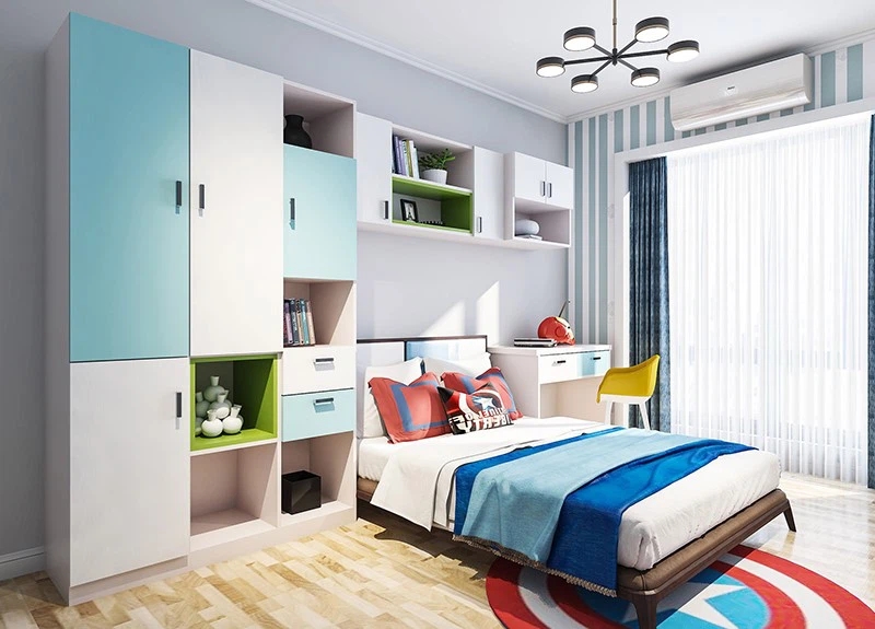 Stylish Kids Room Wardrobe.webp