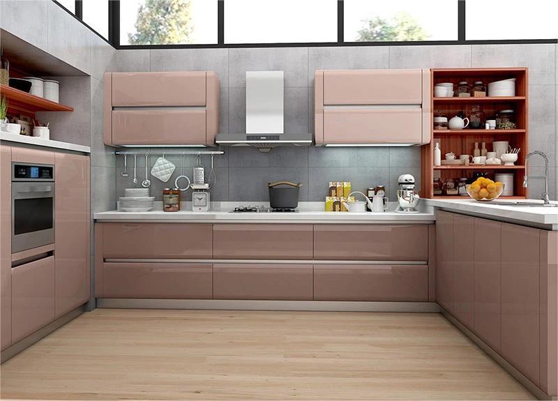 Lacquer Glass Kitchen Cabinets